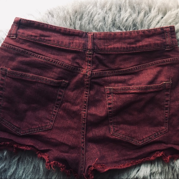 Distressed Jean Cut-Offs - Picture 2 of 3